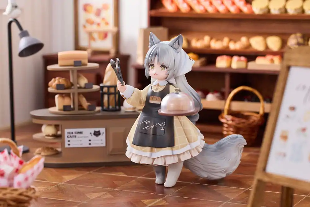 Decorated Life Collection PVC Statue Tea Time Cats - Cat Town Bakery Staff & Customer Set 12 cm termékfotó