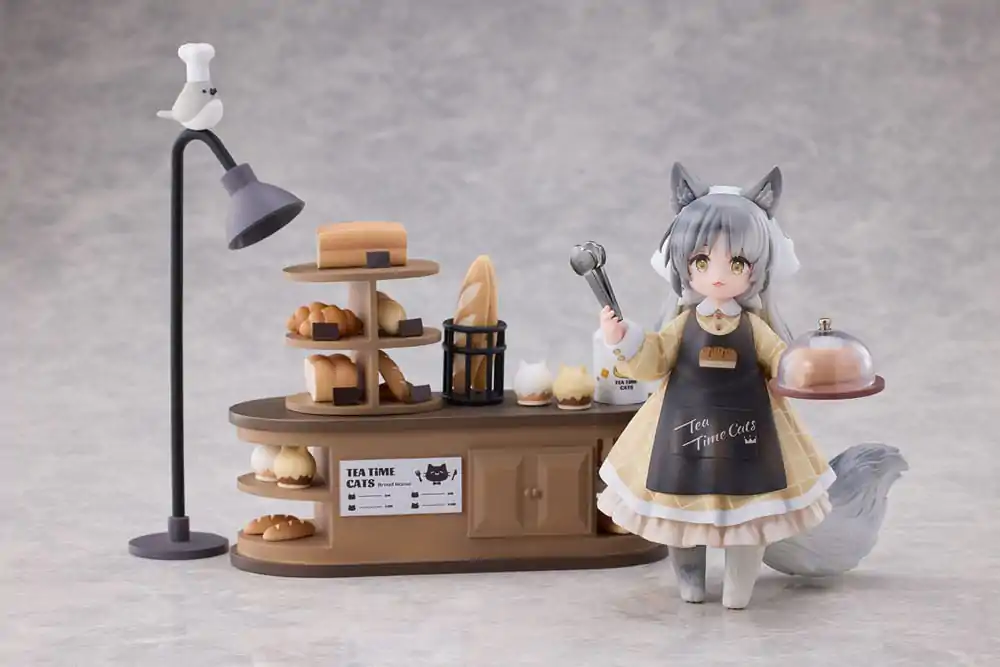 Decorated Life Collection PVC Statue Tea Time Cats - Cat Town Bakery Staff & Customer Set 12 cm termékfotó