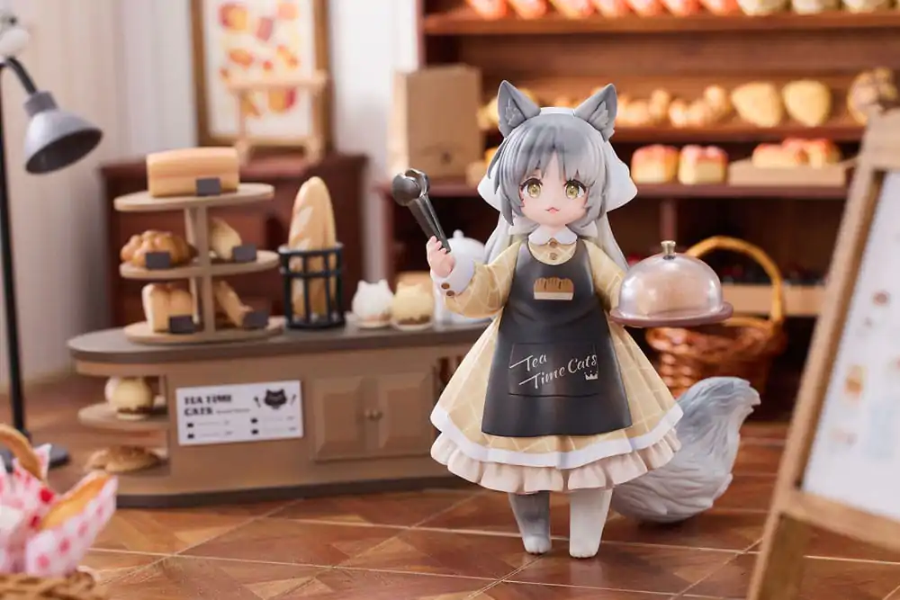 Decorated Life Collection PVC Statue Tea Time Cats - Cat Town Bakery Staff & Customer Set 12 cm termékfotó