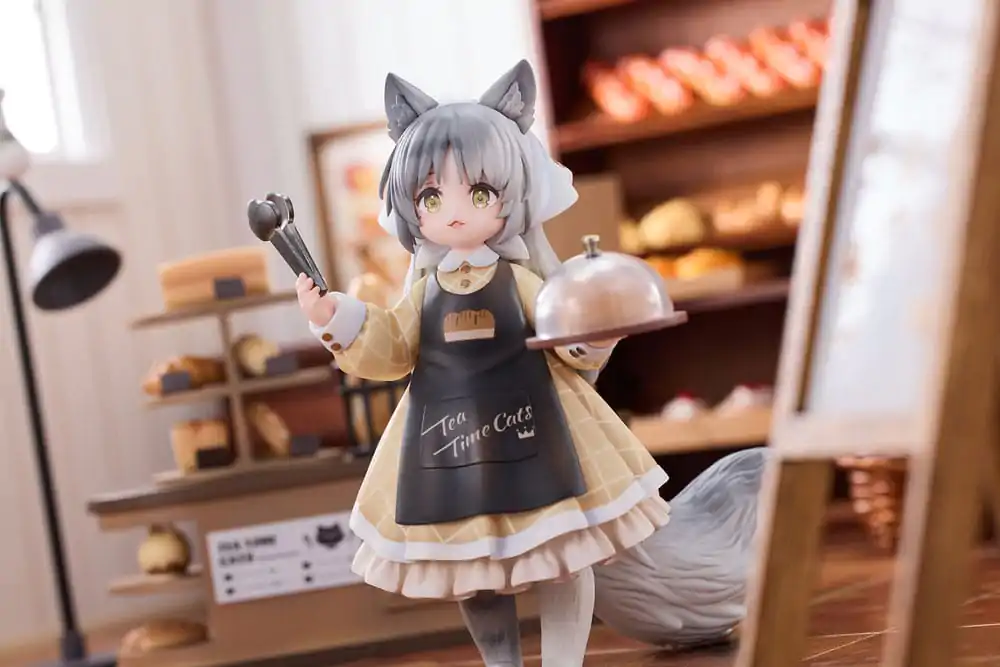 Decorated Life Collection PVC Statue Tea Time Cats - Cat Town Bakery Staff & Customer Set 12 cm termékfotó