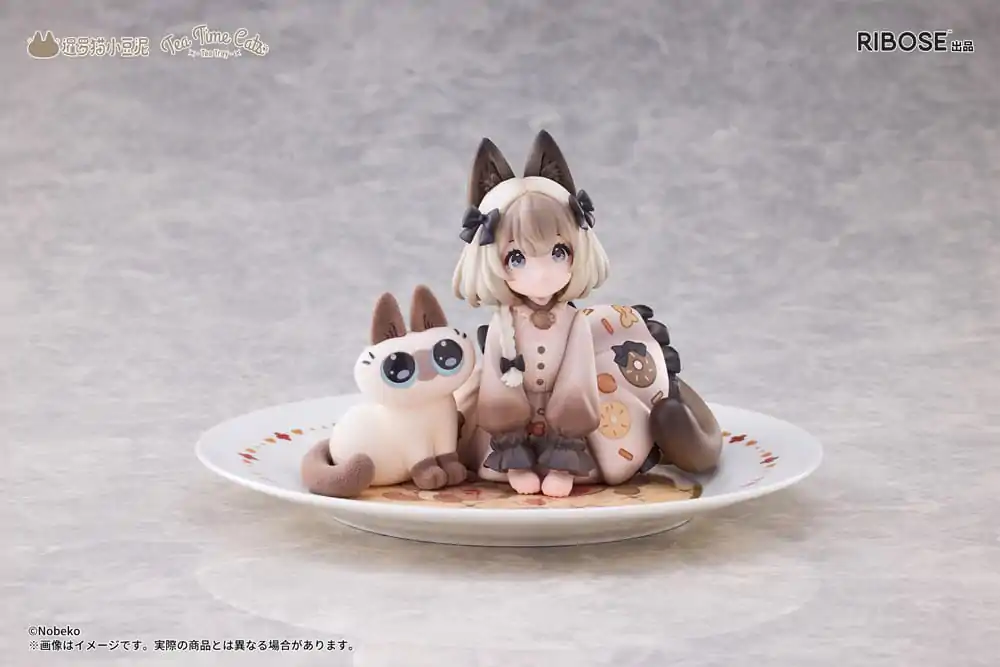 Decorated Life Collection PVC Statue Tea Time Cats x Siamese Cat Azuki-san Friendship Collaboration Exclusive Set 18 cm product photo