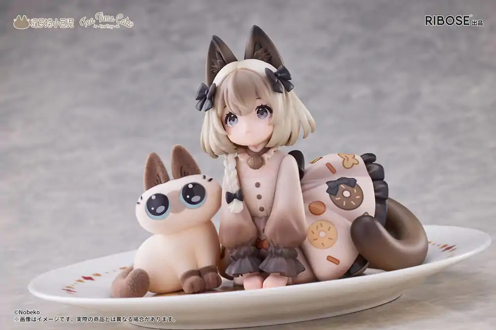 Decorated Life Collection PVC Statue Tea Time Cats x Siamese Cat Azuki-san Friendship Collaboration Exclusive Set 18 cm product photo