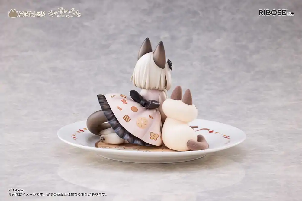 Decorated Life Collection PVC Statue Tea Time Cats x Siamese Cat Azuki-san Friendship Collaboration Exclusive Set 18 cm product photo