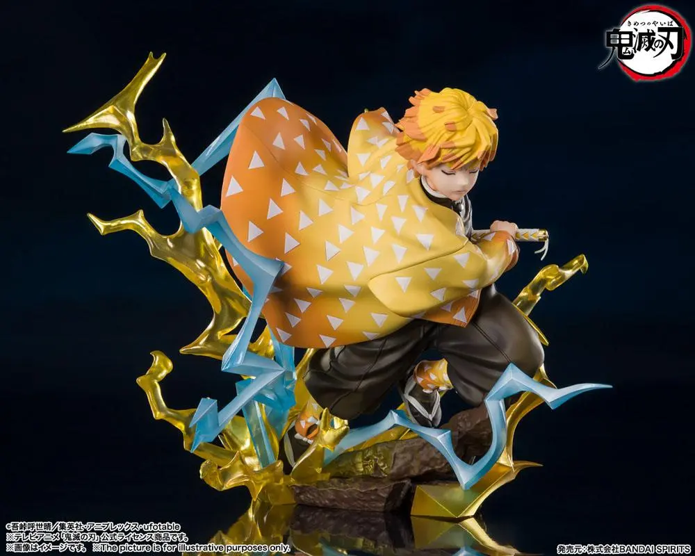 Demon Slayer FiguartsZERO PVC Statue Zenitsu Agatsuma Thunderclap and Flash 15 cm product photo