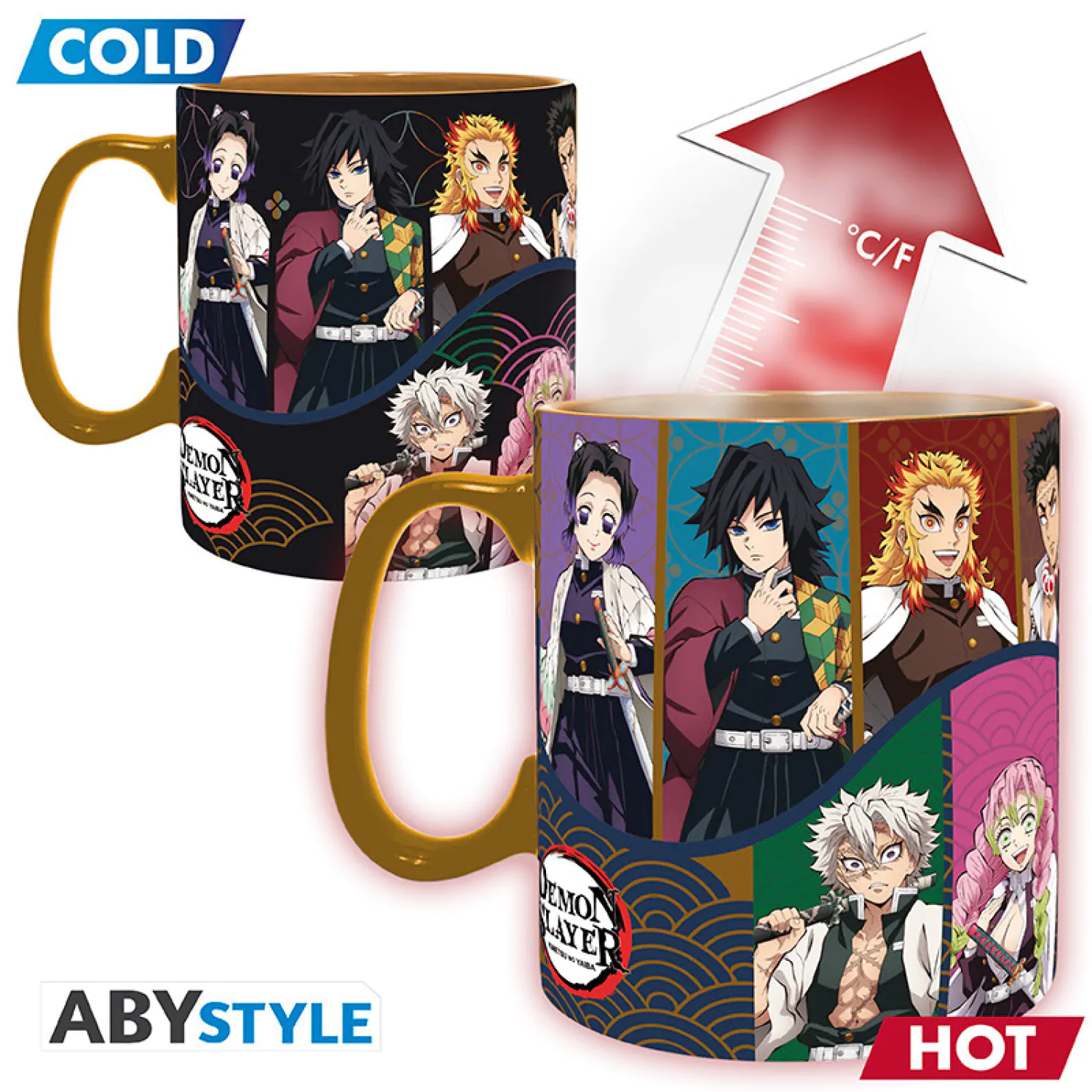 Demon Slayer heat change mug product photo