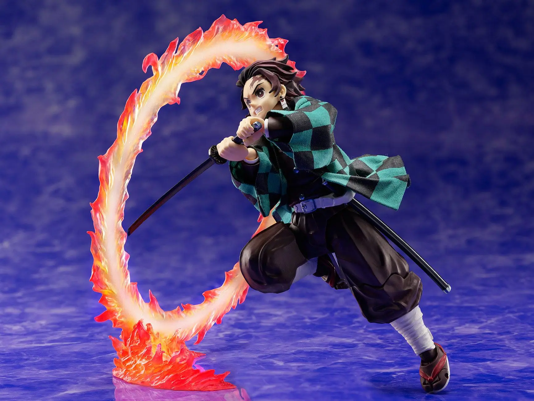Demon Slayer: Kimetsu no Yaiba Action Figure 1/12 Tanjiro Kamado 14 cm product photo