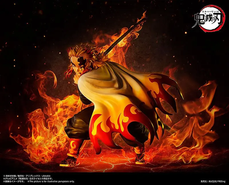 Demon Slayer: Kimetsu no Yaiba Statue 1/4 Kyojuro Rengoku 42 cm product photo