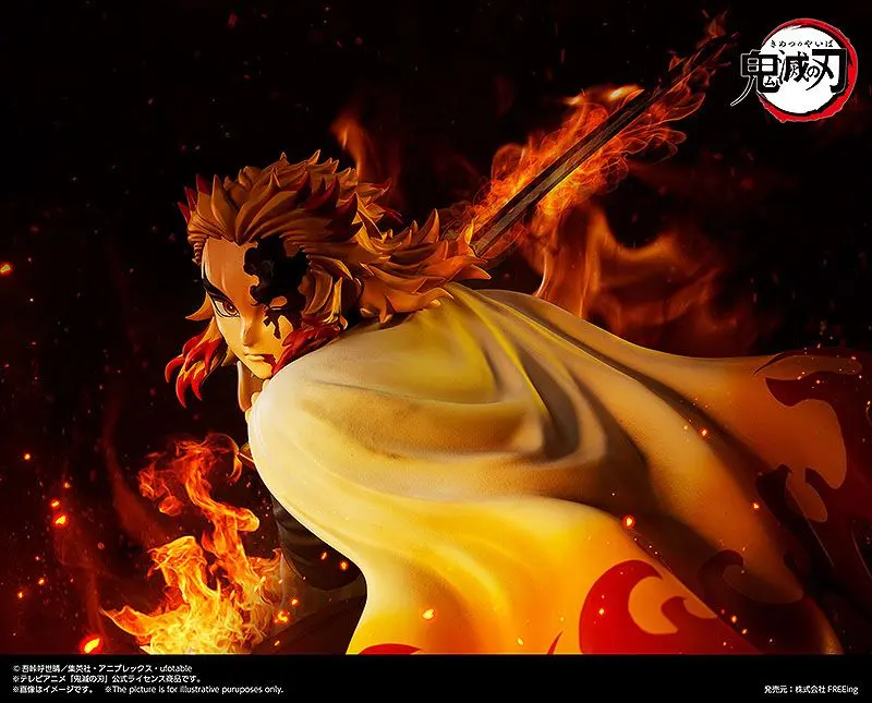 Demon Slayer: Kimetsu no Yaiba Statue 1/4 Kyojuro Rengoku 42 cm product photo