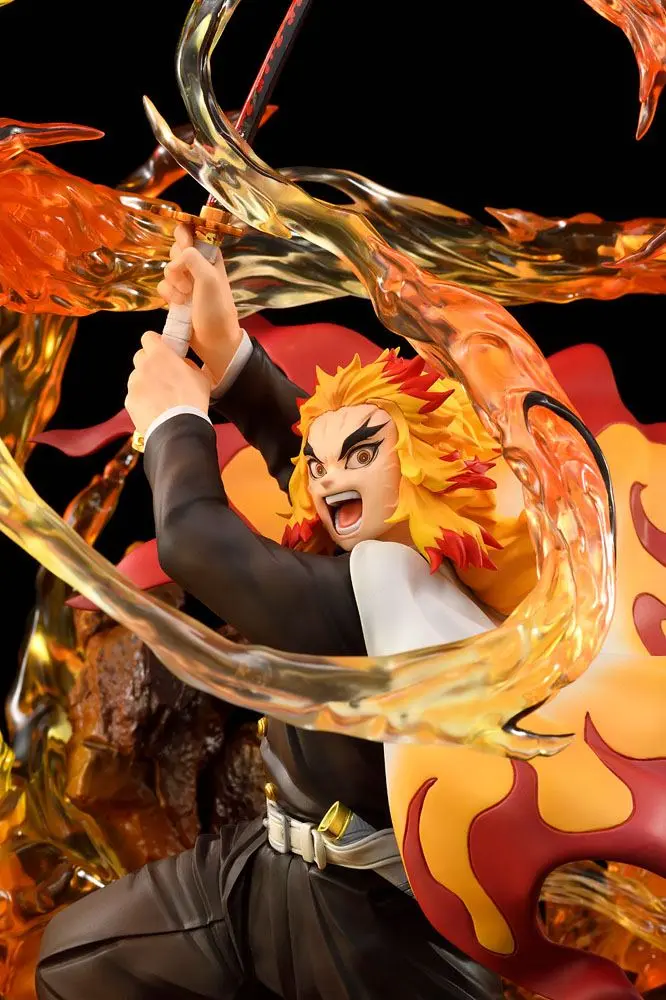 Demon Slayer: Kimetsu no Yaiba Statue 1/8 Kyojuro Rengoku DX Ver. (re-run) 35 cm product photo