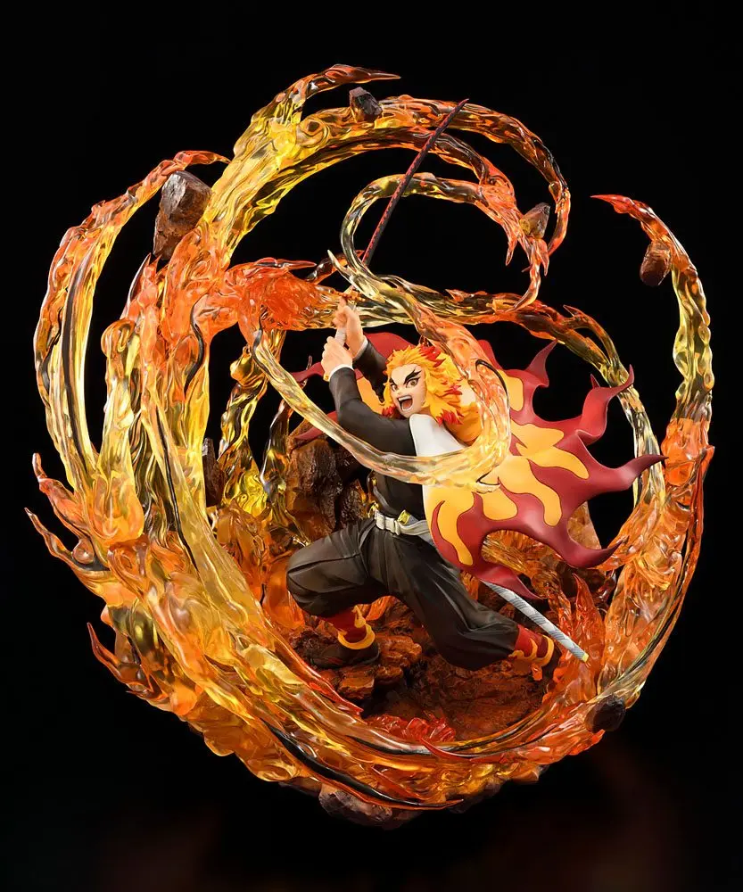 Demon Slayer: Kimetsu no Yaiba Statue 1/8 Kyojuro Rengoku DX Ver. (re-run) 35 cm product photo
