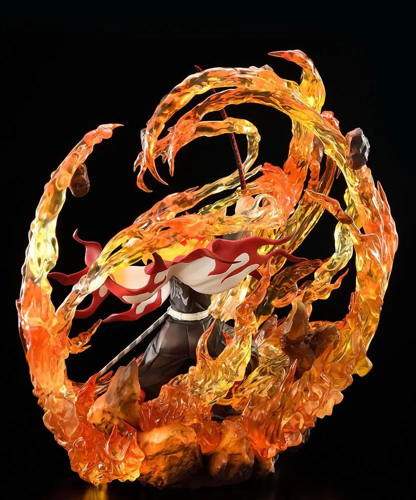 Demon Slayer: Kimetsu no Yaiba Statue 1/8 Kyojuro Rengoku DX Ver. (re-run) 35 cm product photo