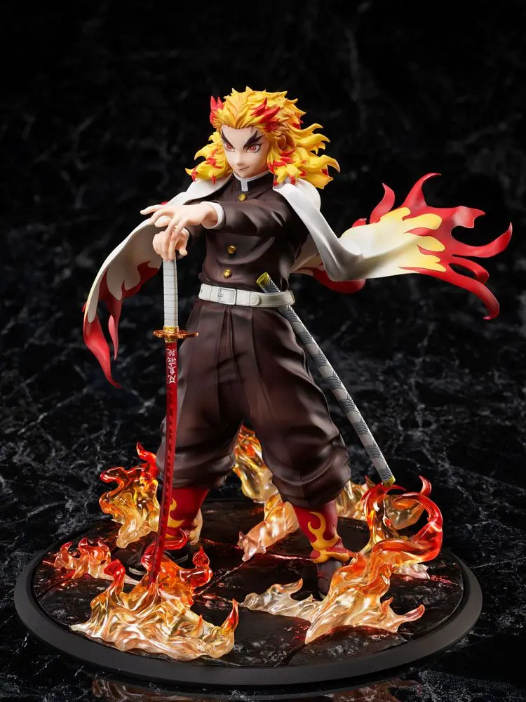 Demon Slayer: Kimetsu no Yaiba Statue 1/8 Mugen Train Kyojuro Rengoku 20 cm product photo