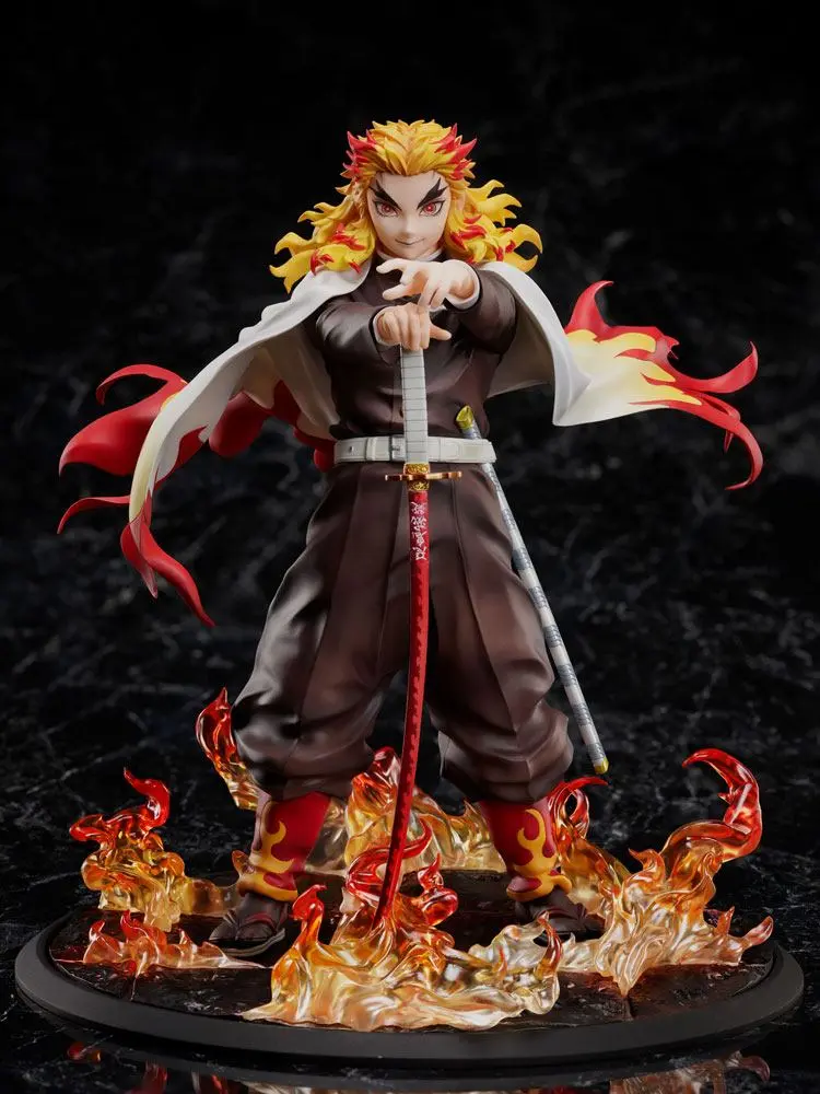 Demon Slayer: Kimetsu no Yaiba Statue 1/8 Mugen Train Kyojuro Rengoku 20 cm product photo