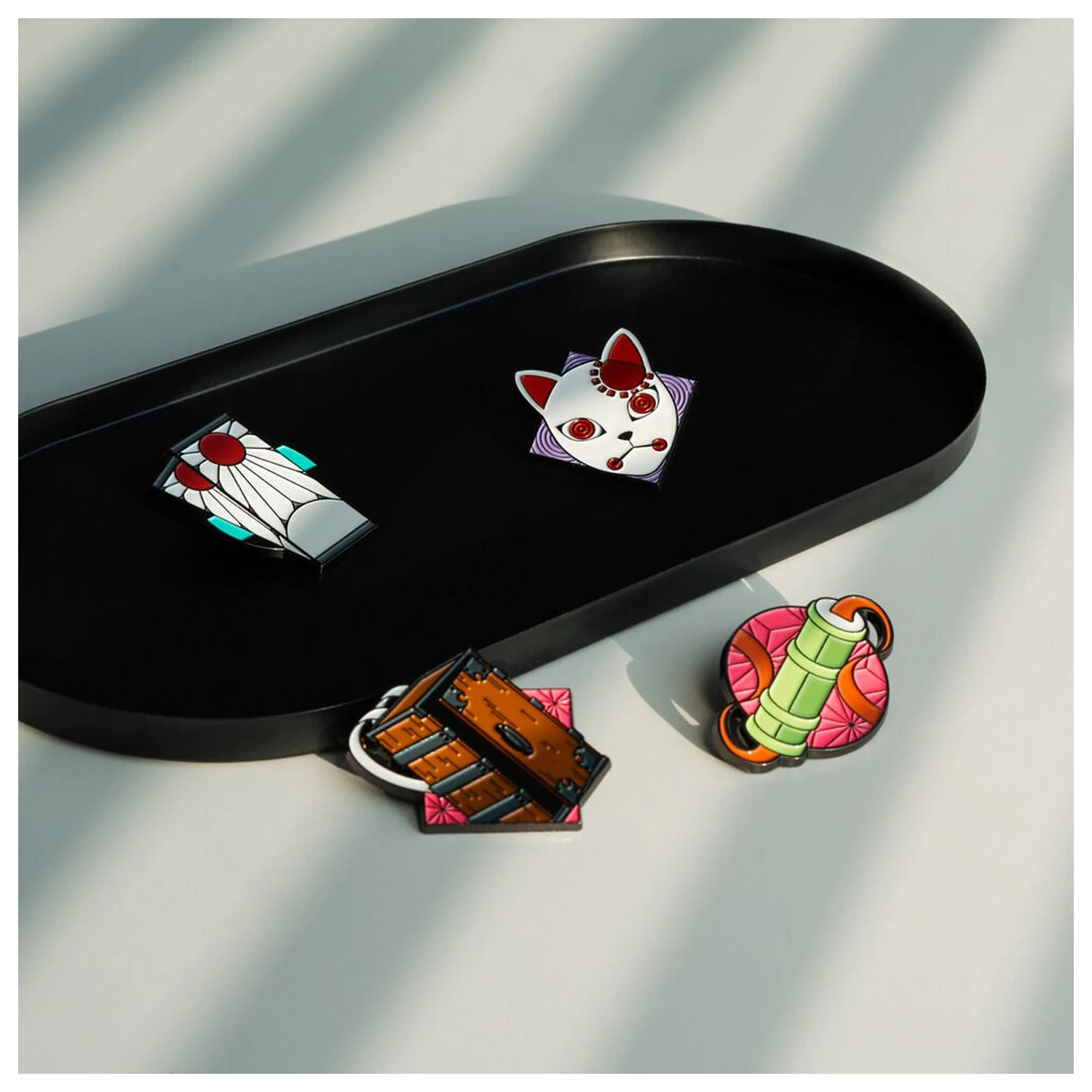 Demon Slayer Kimetsu no Yaiba set of 4 pins product photo