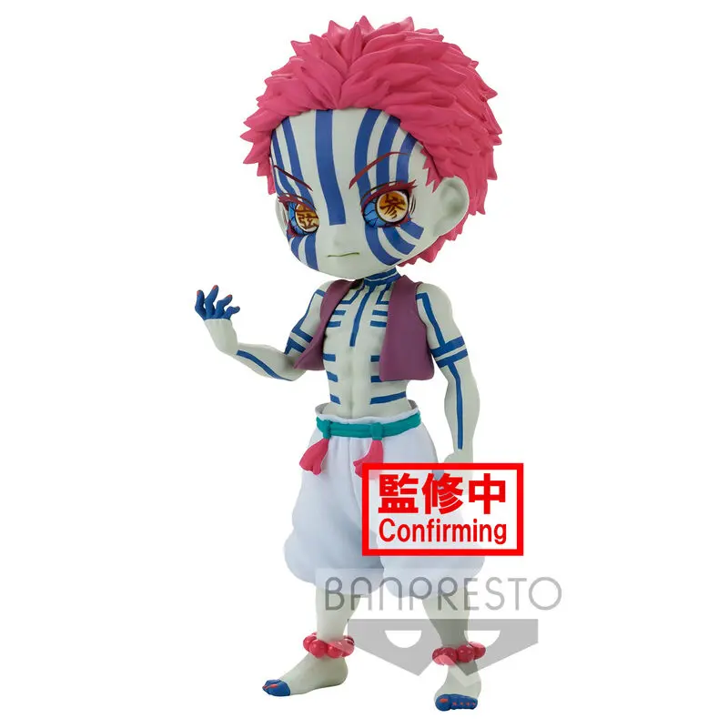Demon Slayer Kimetsu no Yaiba Q Posket Mini Figure Akaza Ver. A 14 cm product photo