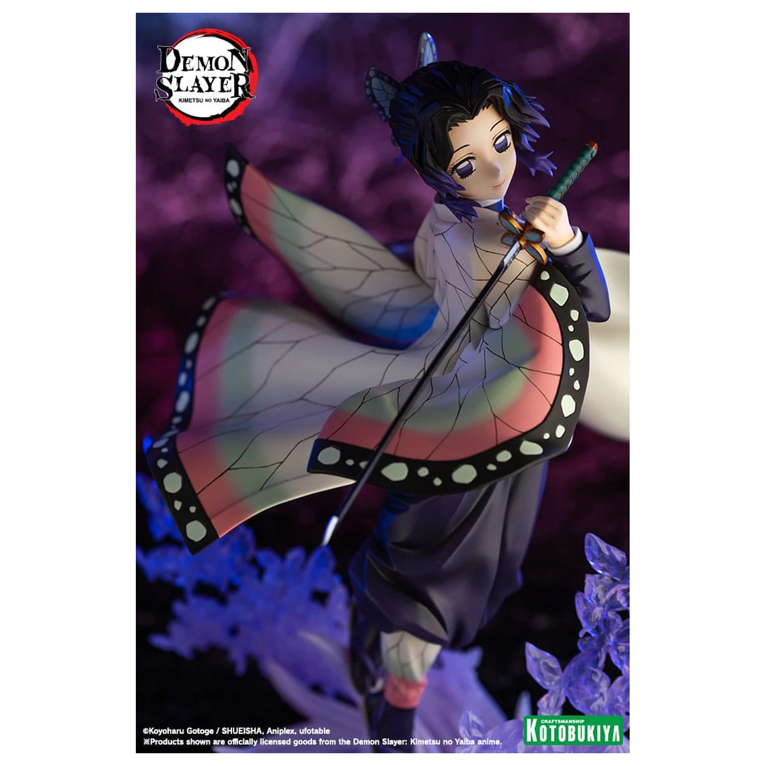 Demon Slayer: Kimetsu no Yaiba ARTFXJ Statue 1/8 Shinobu Kocho 25 cm          product photo