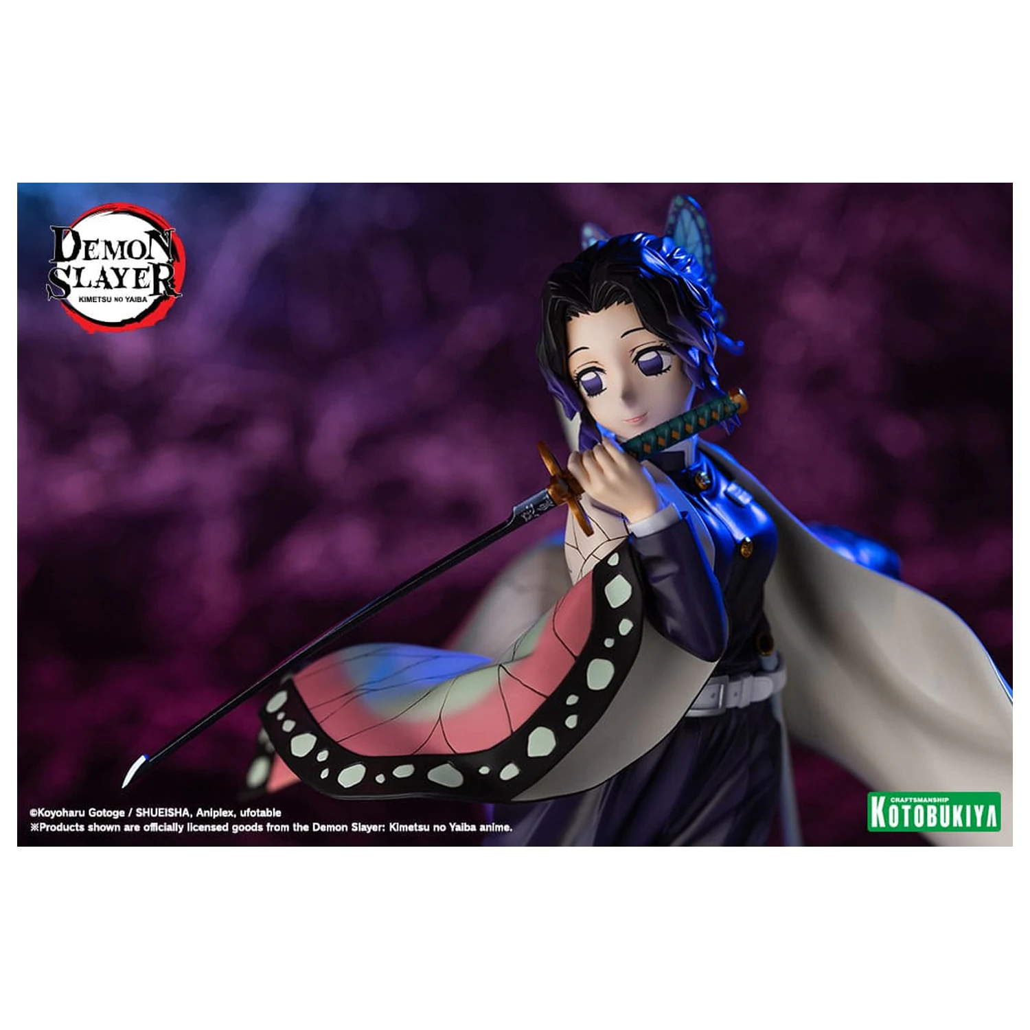 Demon Slayer: Kimetsu no Yaiba ARTFXJ Statue 1/8 Shinobu Kocho 25 cm          product photo