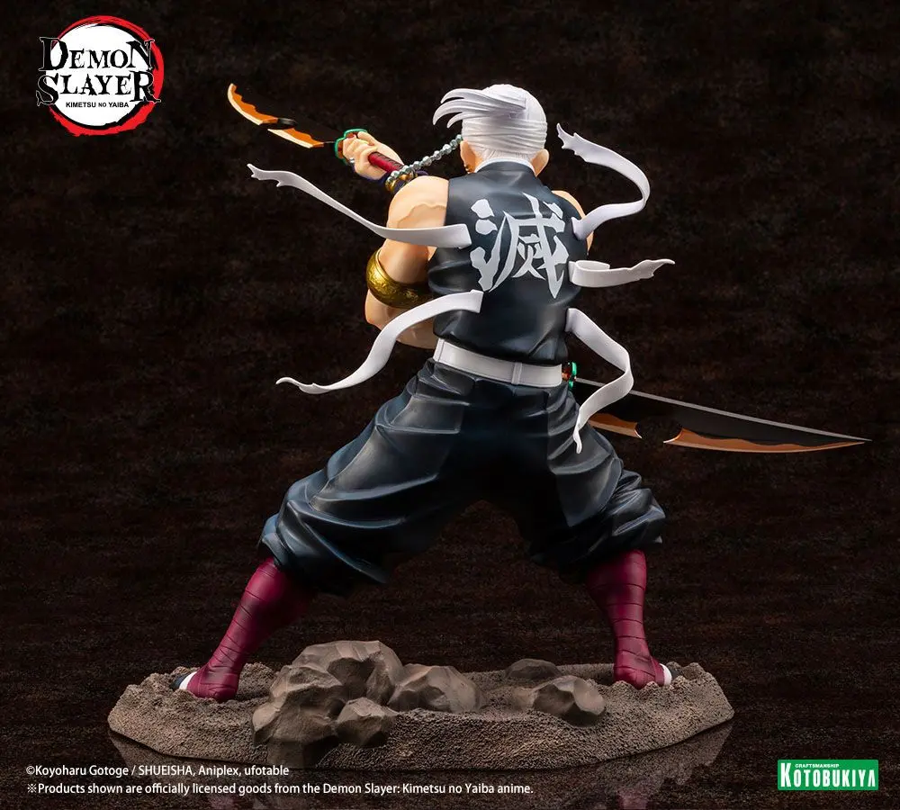 Demon Slayer: Kimetsu no Yaiba ARTFXJ Statue 1/8 Tengen Uzui Regular Edition 23 cm termékfotó