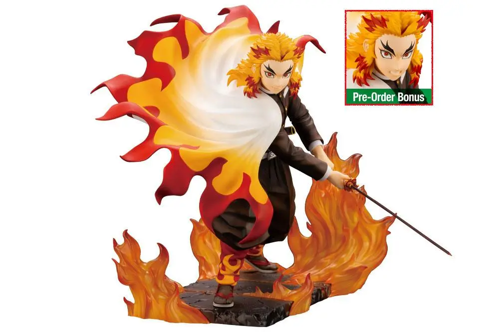 Demon Slayer: Kimetsu no Yaiba ARTFXJ Statue 1/8 Kyojuro Rengoku Bonus Edition 22 cm product photo