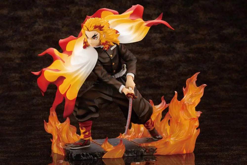Demon Slayer: Kimetsu no Yaiba ARTFXJ Statue 1/8 Kyojuro Rengoku Bonus Edition 22 cm product photo