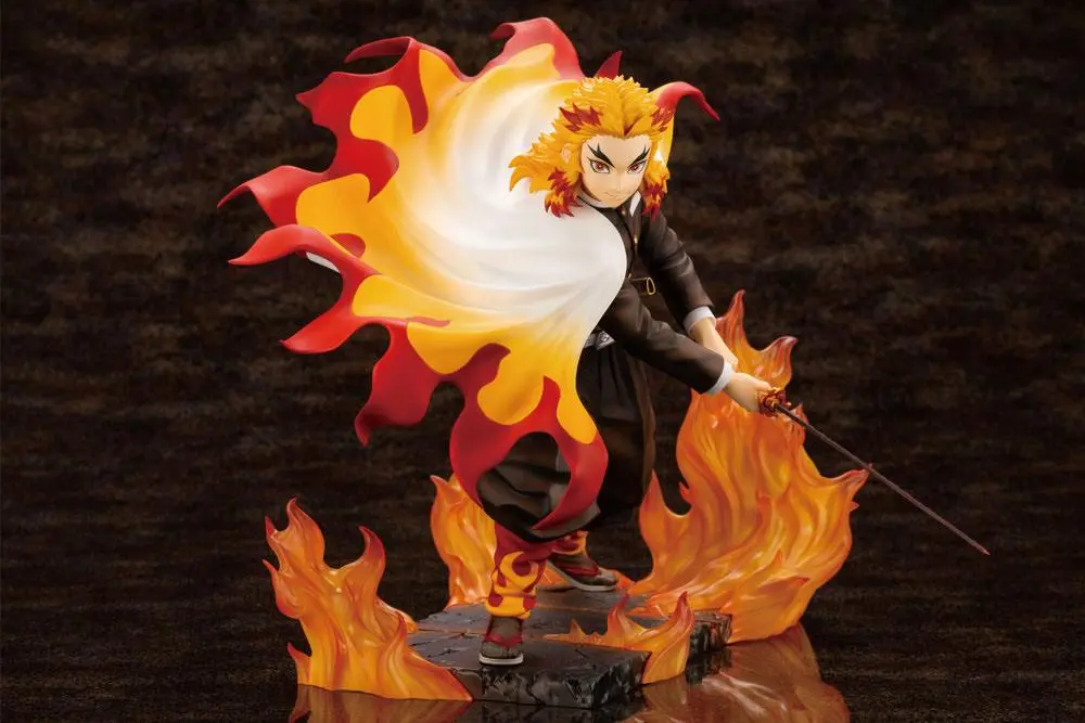 Demon Slayer: Kimetsu no Yaiba ARTFXJ Statue 1/8 Kyojuro Rengoku Bonus Edition 22 cm product photo
