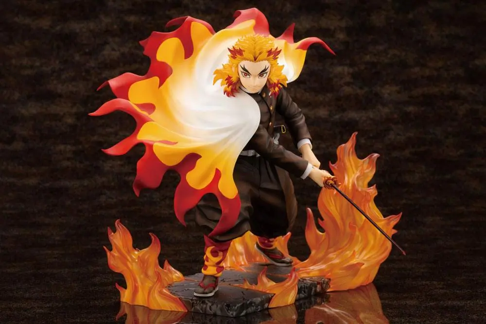Demon Slayer: Kimetsu no Yaiba ARTFXJ Statue 1/8 Kyojuro Rengoku Bonus Edition 22 cm product photo