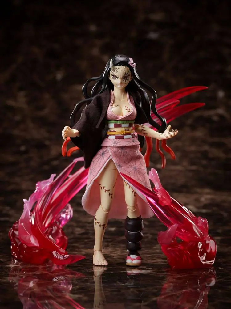 Demon Slayer: Kimetsu no Yaiba BUZZmod Action Figure 1/12 Nezuko Kamado Demon Advancing Ver. 15 cm product photo