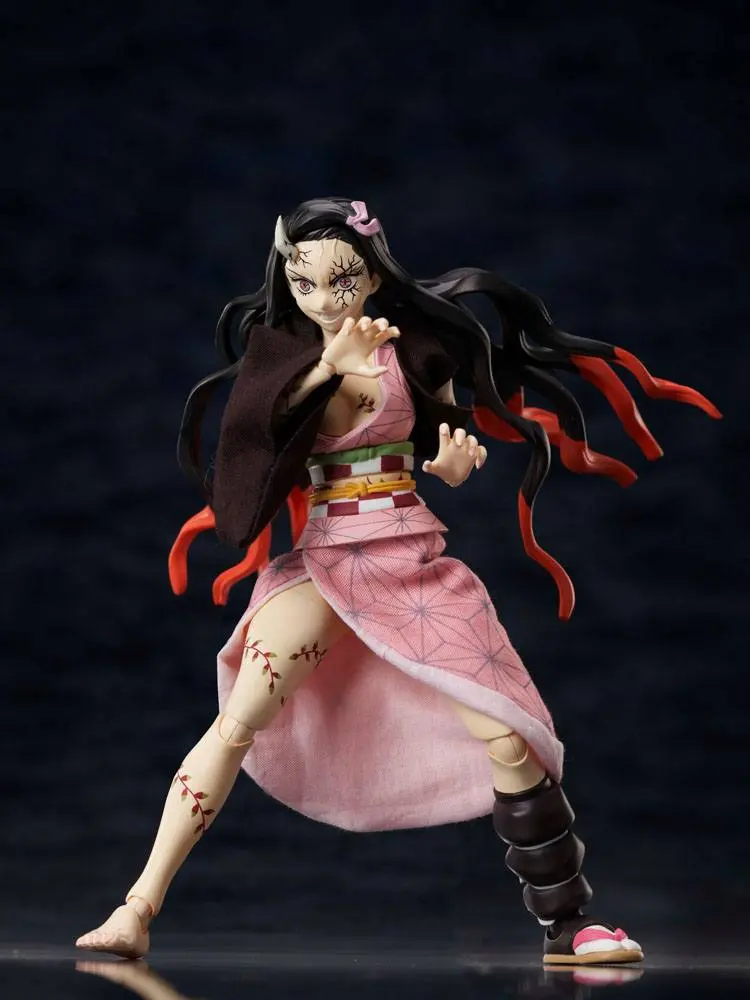 Demon Slayer: Kimetsu no Yaiba BUZZmod Action Figure 1/12 Nezuko Kamado Demon Advancing Ver. 15 cm product photo