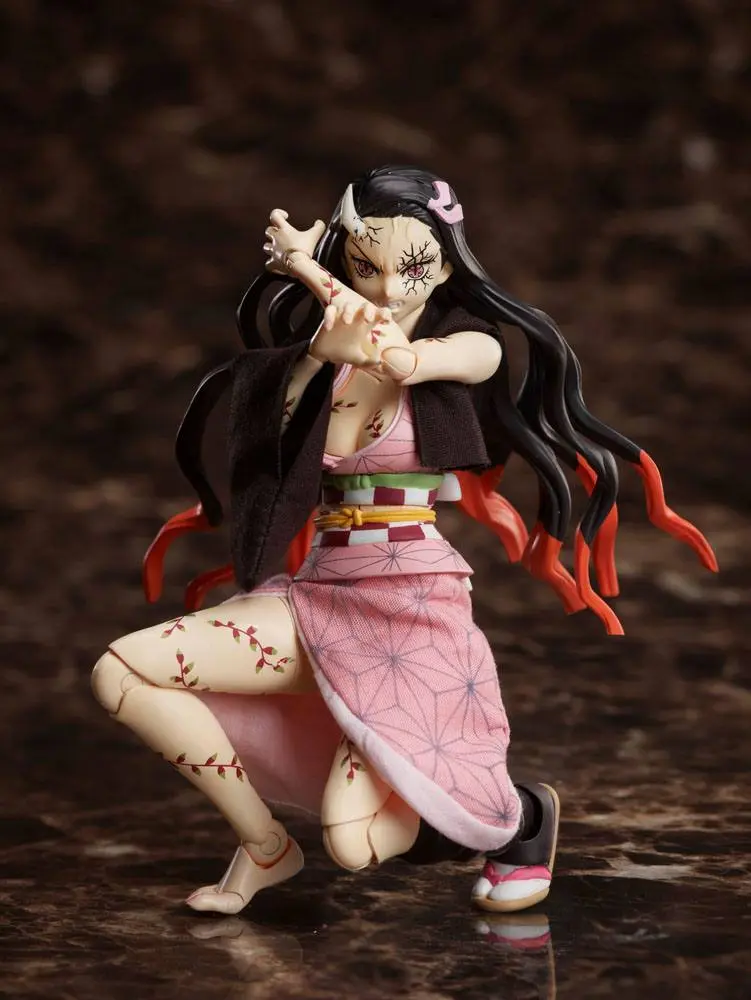 Demon Slayer: Kimetsu no Yaiba BUZZmod Action Figure 1/12 Nezuko Kamado Demon Advancing Ver. 15 cm product photo