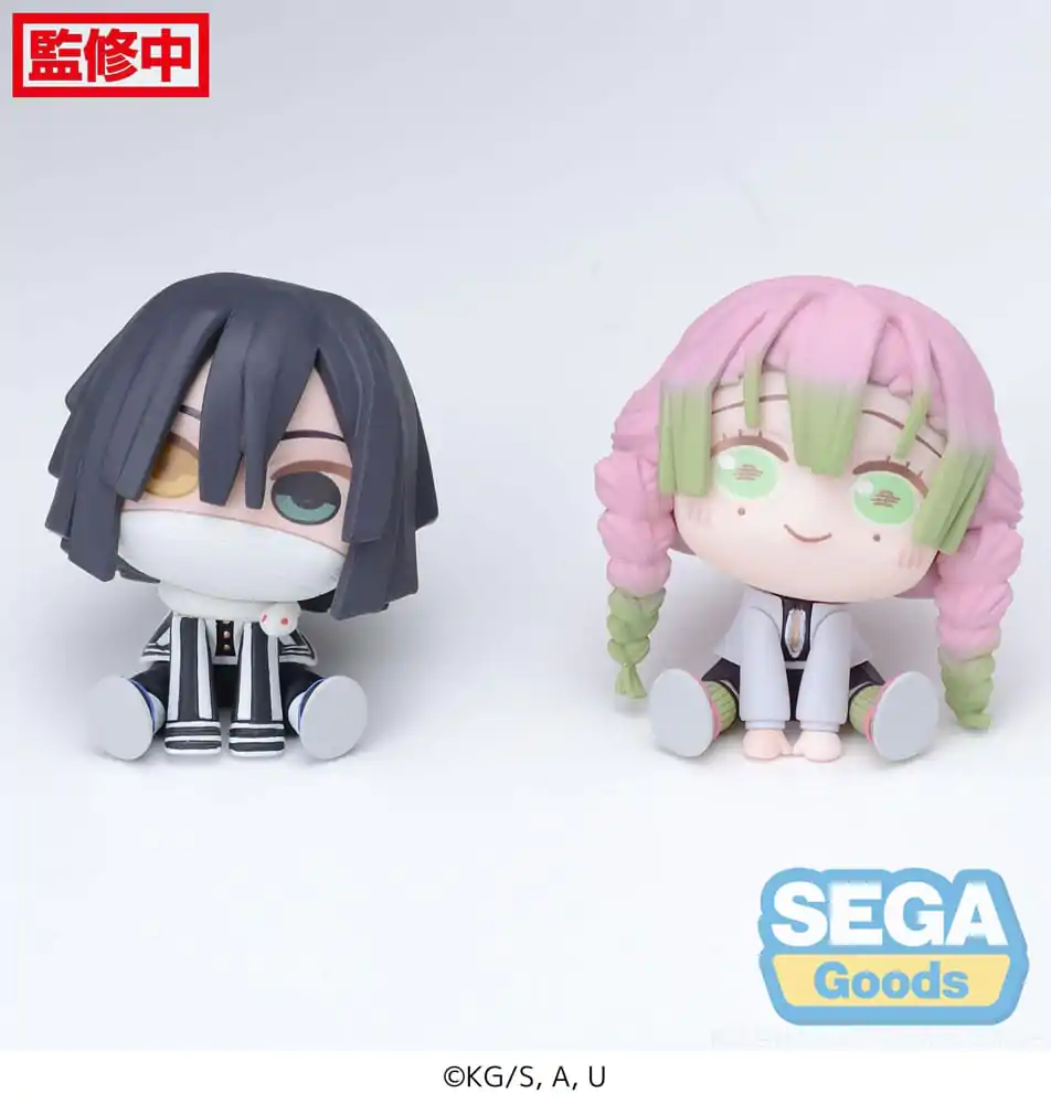 Demon Slayer: Kimetsu no Yaiba Chubby Collection PVC Statue Mitsuri Kanroji &amp; Obanai Iguro (EX) 6 cm product photo