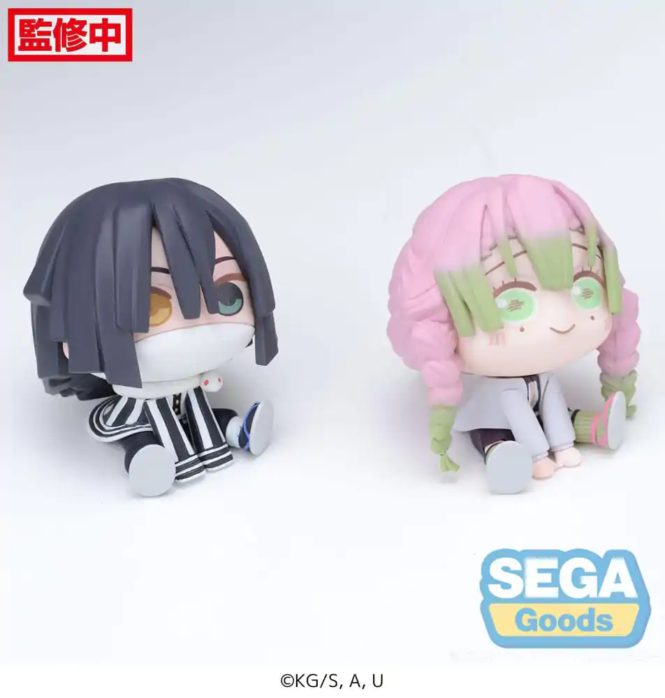 Demon Slayer: Kimetsu no Yaiba Chubby Collection PVC Statue Mitsuri Kanroji &amp; Obanai Iguro (EX) 6 cm product photo
