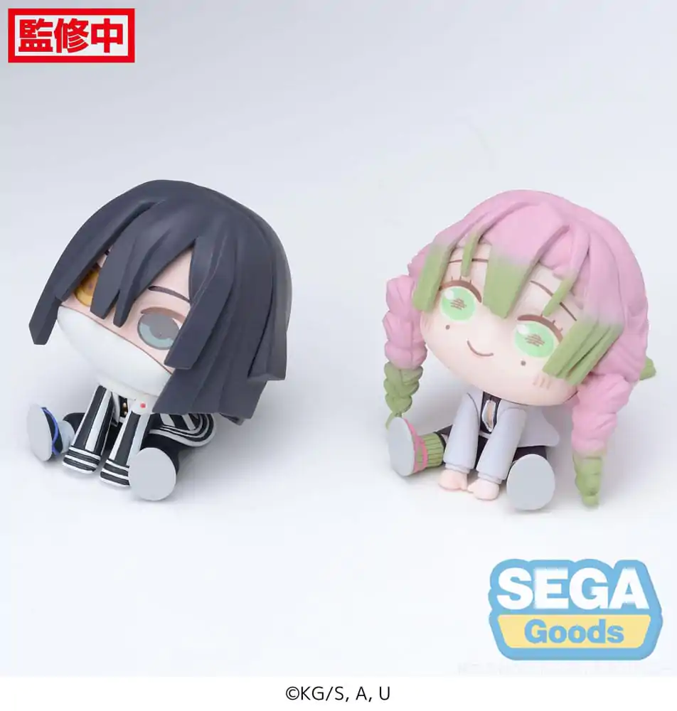 Demon Slayer: Kimetsu no Yaiba Chubby Collection PVC Statue Mitsuri Kanroji &amp; Obanai Iguro (EX) 6 cm product photo