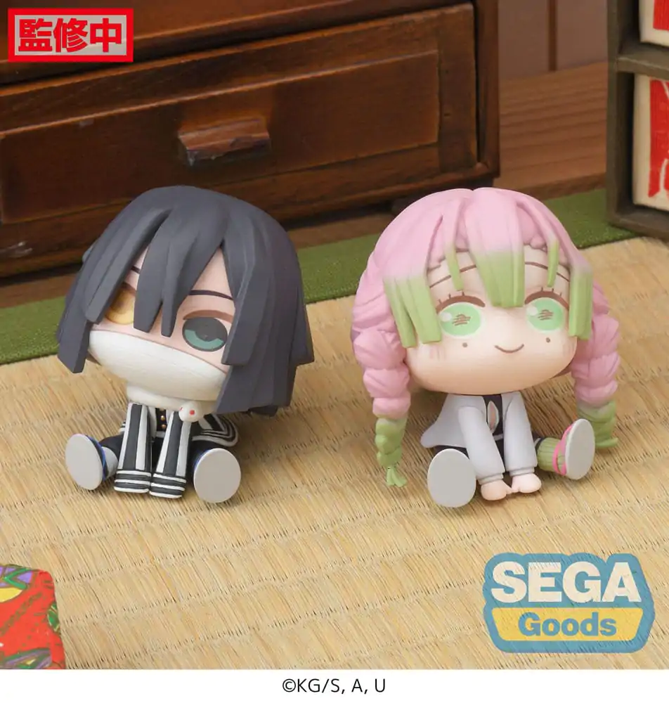 Demon Slayer: Kimetsu no Yaiba Chubby Collection PVC Statue Mitsuri Kanroji &amp; Obanai Iguro (EX) 6 cm product photo