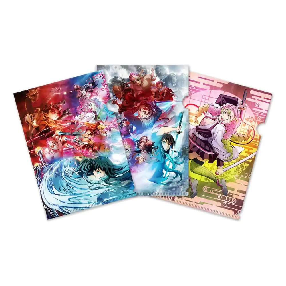 Demon Slayer: Kimetsu no Yaiba Clearfile 3-Set 01     product photo