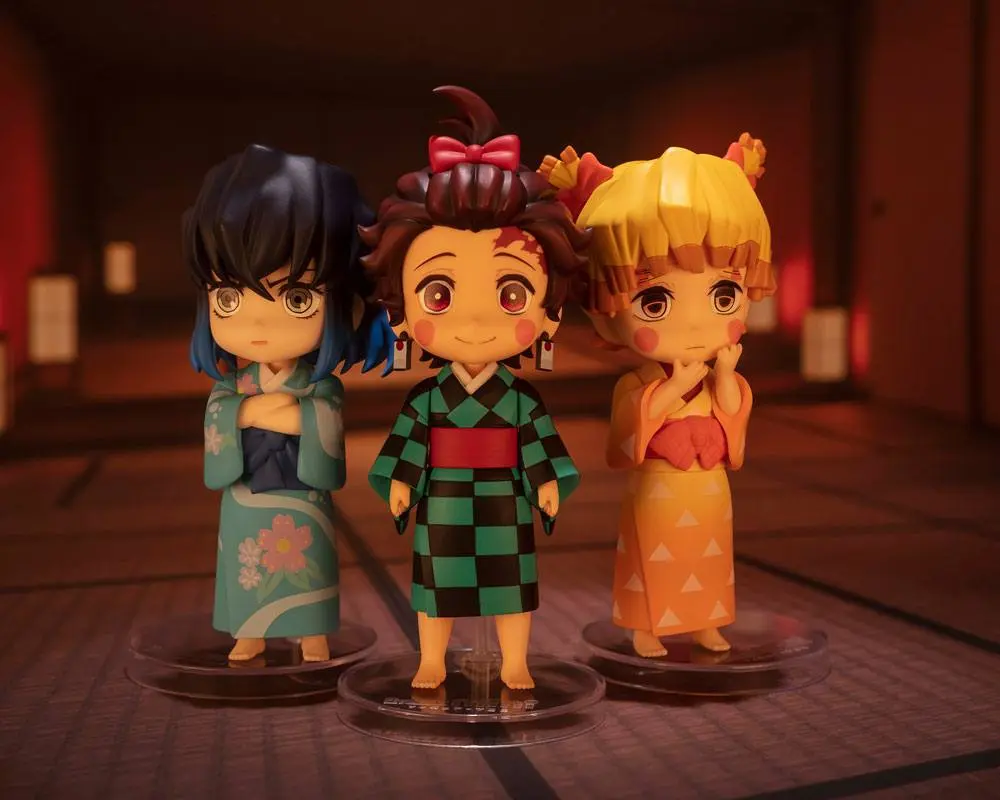 Demon Slayer: Kimetsu no Yaiba Figuarts mini Action Figures Entertainment District Arc Set (Sumiko, Zenko, Inoko) 9 cm product photo