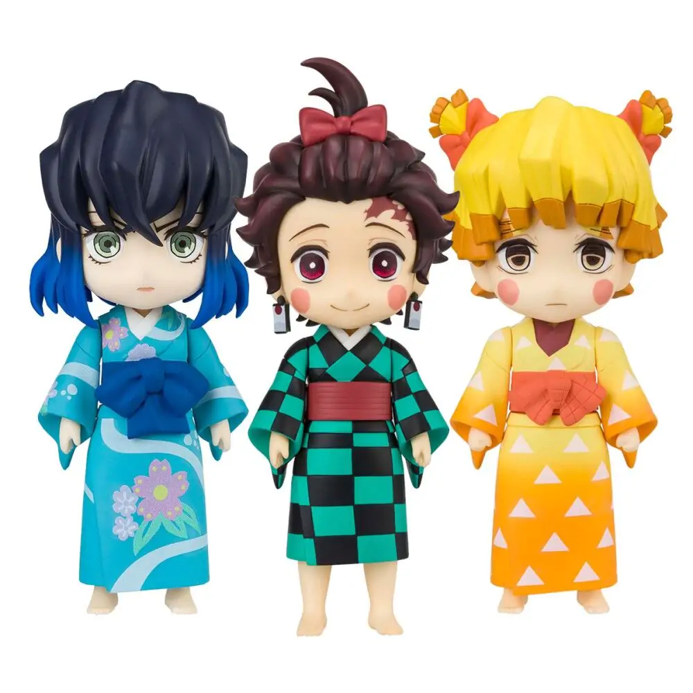 Demon Slayer: Kimetsu no Yaiba Figuarts mini Action Figures Entertainment District Arc Set (Sumiko, Zenko, Inoko) 9 cm product photo