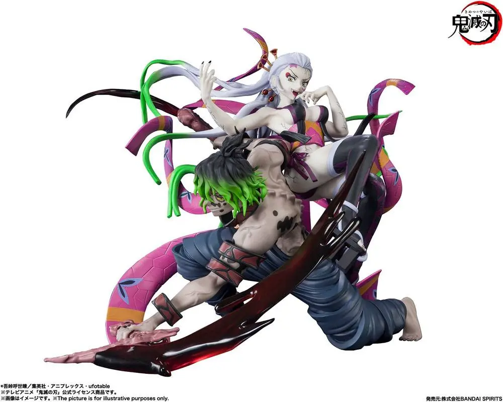 Demon Slayer: Kimetsu no Yaiba FiguartsZERO PVC Statue Daki &amp; Gyutaro 20 cm product photo
