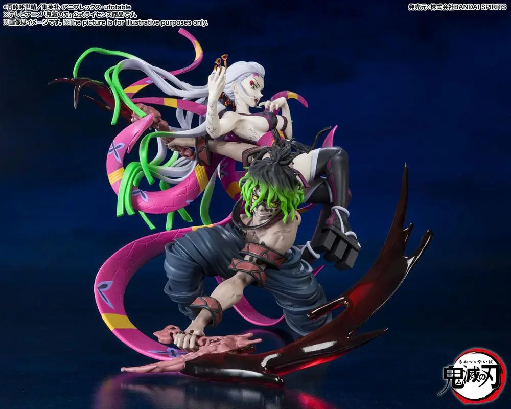 Demon Slayer: Kimetsu no Yaiba FiguartsZERO PVC Statue Daki &amp; Gyutaro 20 cm product photo