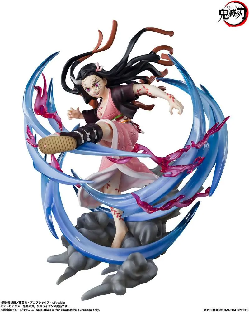 Demon Slayer: Kimetsu no Yaiba FiguartsZERO PVC Statue Nezuko Kamado Demon Form Advancing Ver. 20 cm product photo