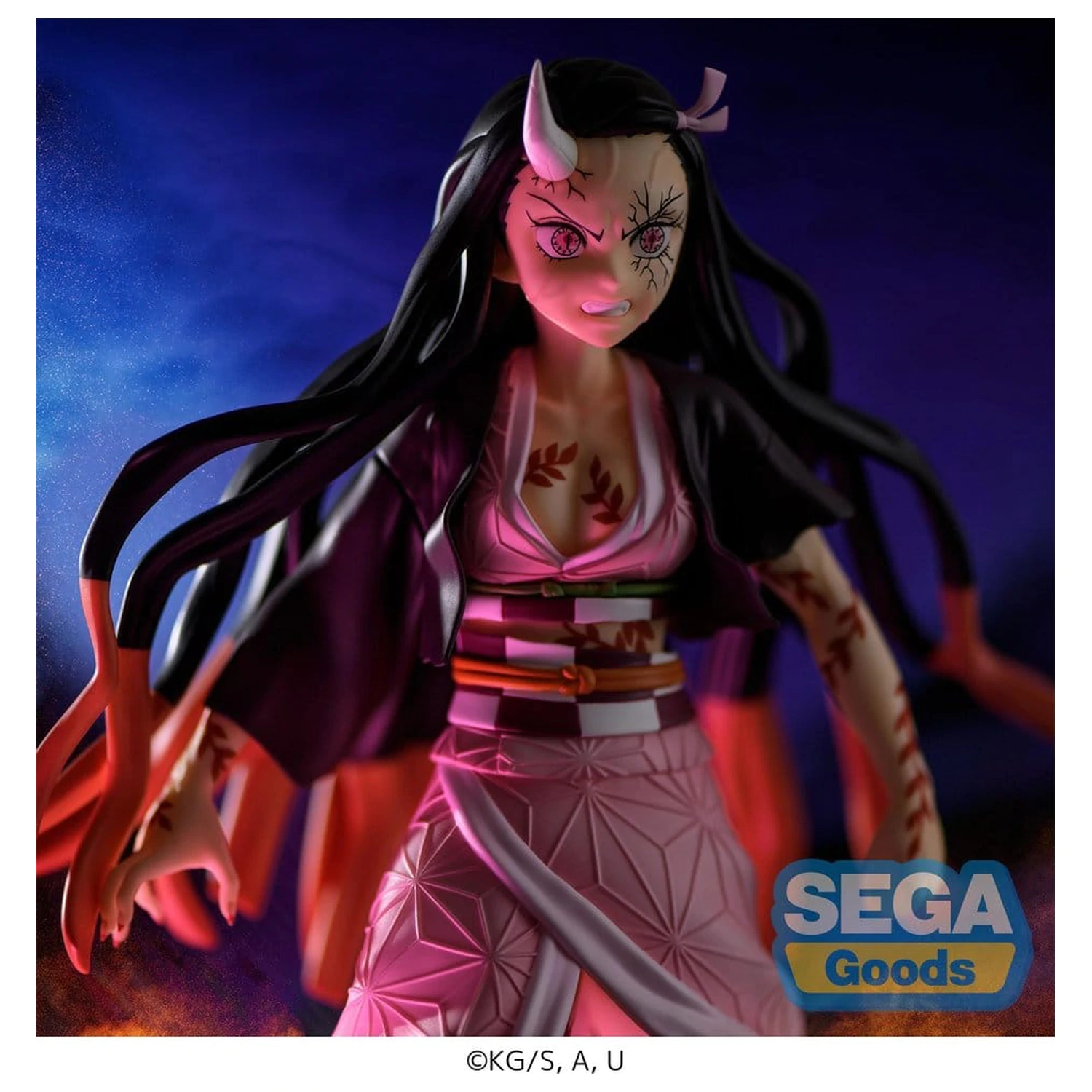 Demon Slayer: Kimetsu no Yaiba FIGURIZMa PVC Figure Nezuko Kamado Demon Form Advancing Ver. (Rerelease) 21 cm product photo