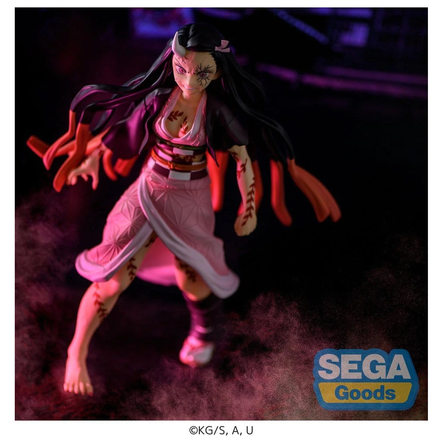 Demon Slayer: Kimetsu no Yaiba FIGURIZMa PVC Figure Nezuko Kamado Demon Form Advancing Ver. (Rerelease) 21 cm product photo