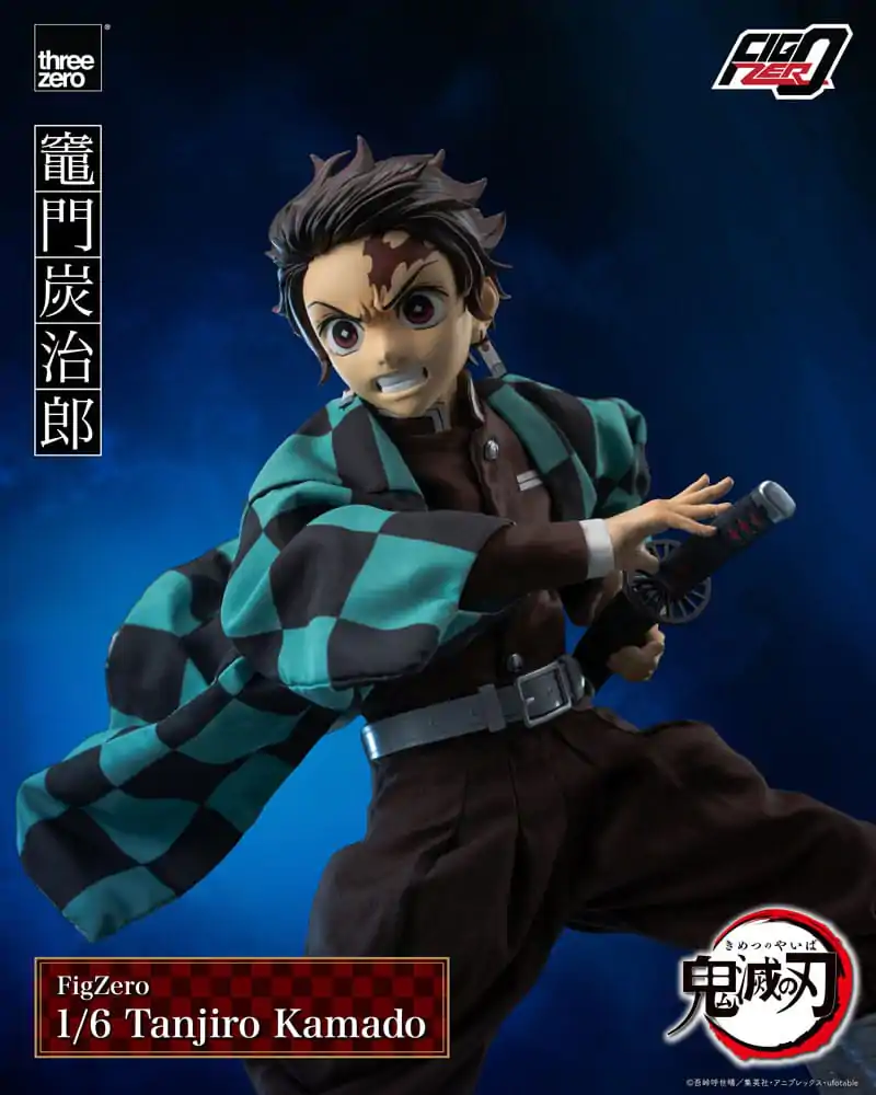 Demon Slayer Kimetsu no Yaiba FigZero Action Figure 1/6 Tanjiro Kamado 27 cm product photo