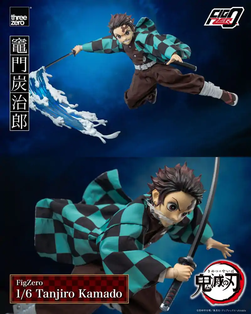 Demon Slayer Kimetsu no Yaiba FigZero Action Figure 1/6 Tanjiro Kamado 27 cm product photo