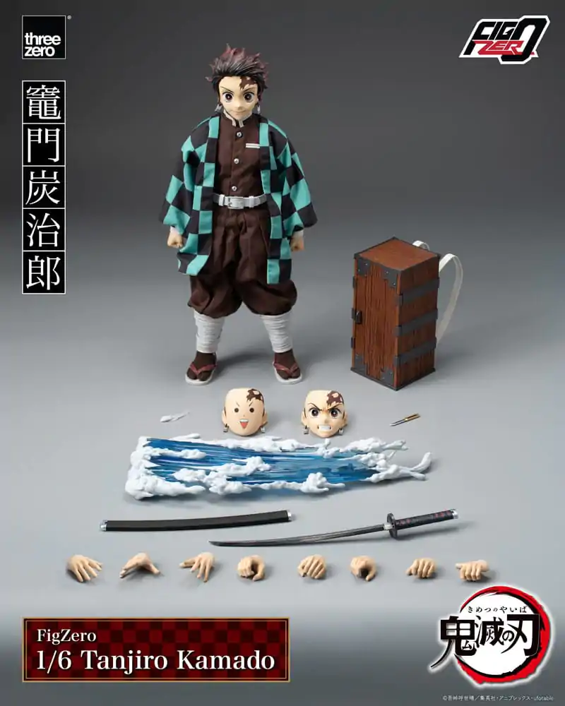 Demon Slayer Kimetsu no Yaiba FigZero Action Figure 1/6 Tanjiro Kamado 27 cm product photo