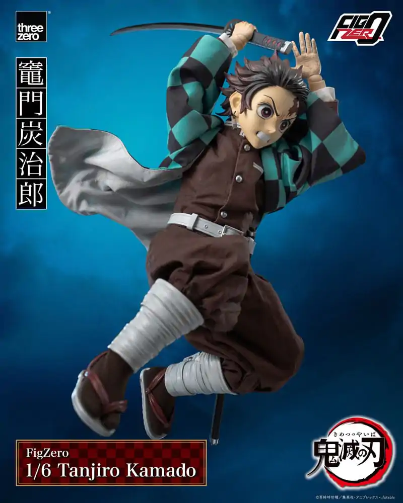 Demon Slayer Kimetsu no Yaiba FigZero Action Figure 1/6 Tanjiro Kamado 27 cm product photo