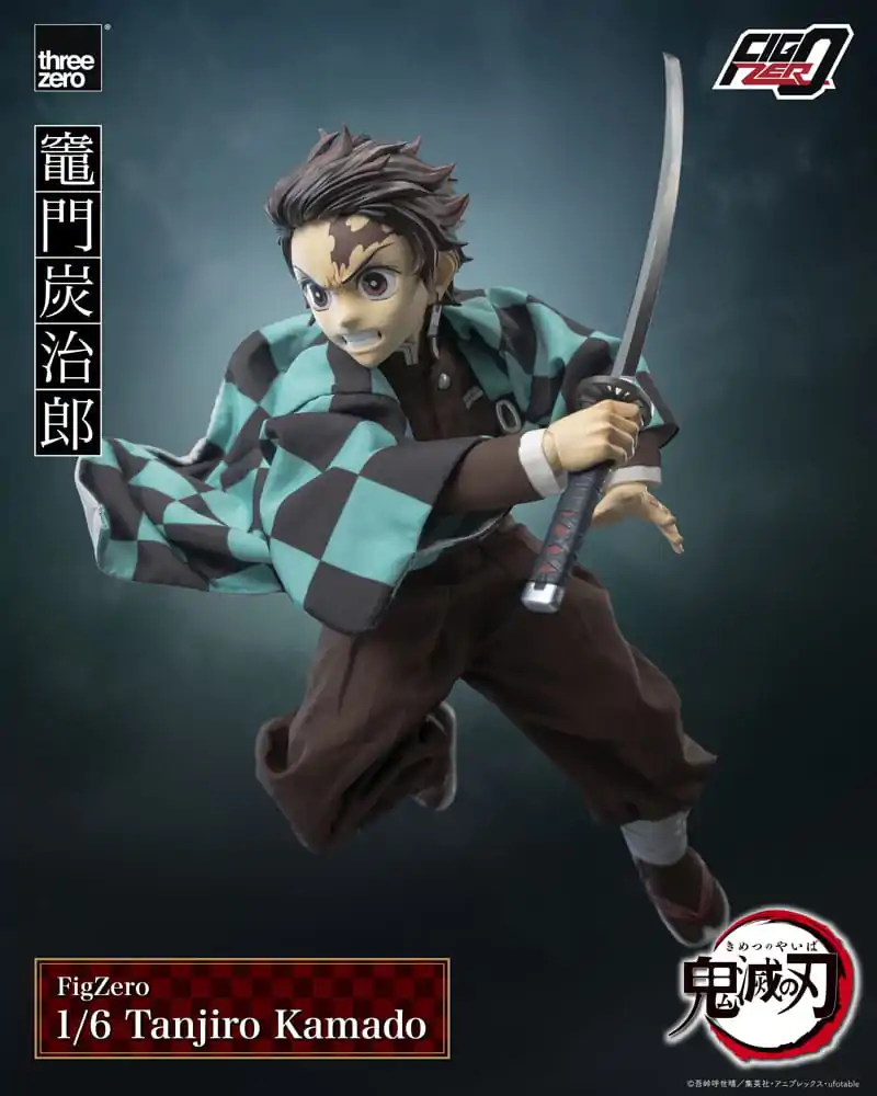 Demon Slayer Kimetsu no Yaiba FigZero Action Figure 1/6 Tanjiro Kamado 27 cm product photo