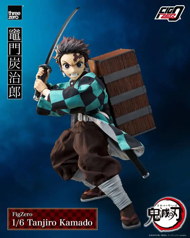 Demon Slayer Kimetsu no Yaiba FigZero Action Figure 1/6 Tanjiro Kamado 27 cm product photo