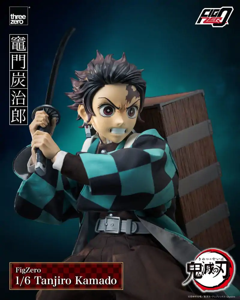 Demon Slayer Kimetsu no Yaiba FigZero Action Figure 1/6 Tanjiro Kamado 27 cm product photo