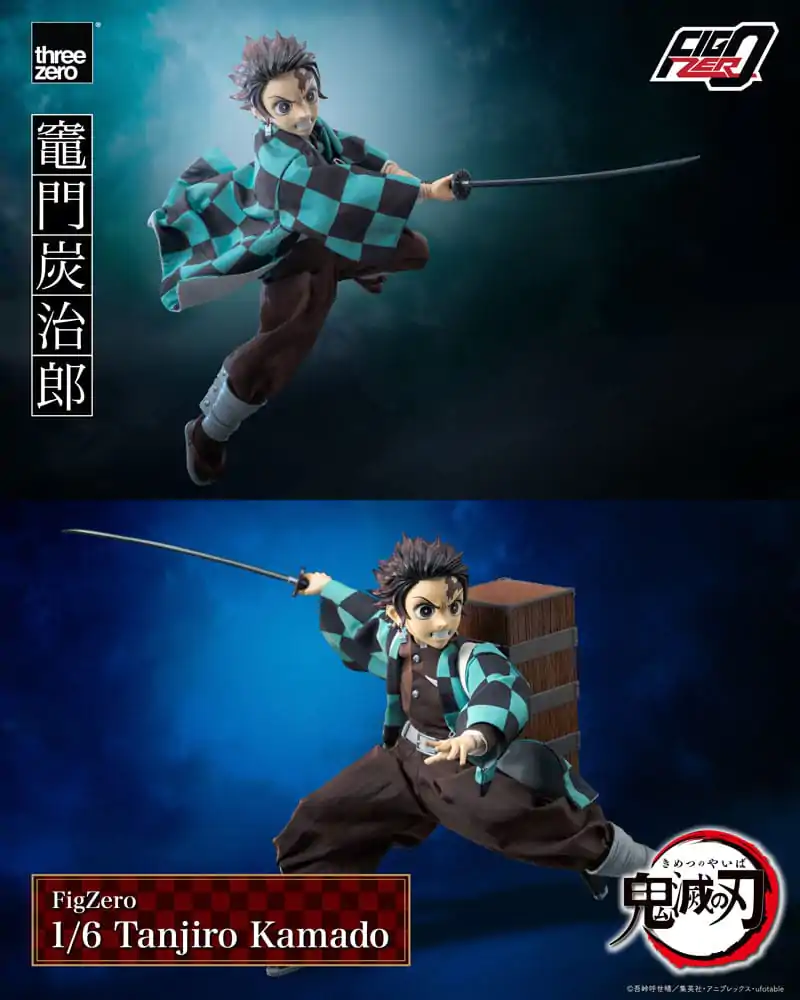 Demon Slayer Kimetsu no Yaiba FigZero Action Figure 1/6 Tanjiro Kamado 27 cm product photo