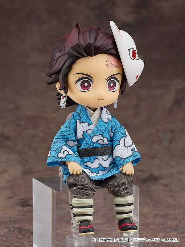 Demon Slayer: Kimetsu no Yaiba for Nendoroid Doll Figures Outfit Set: Tanjiro Kamado - Final Selection Ver. product photo